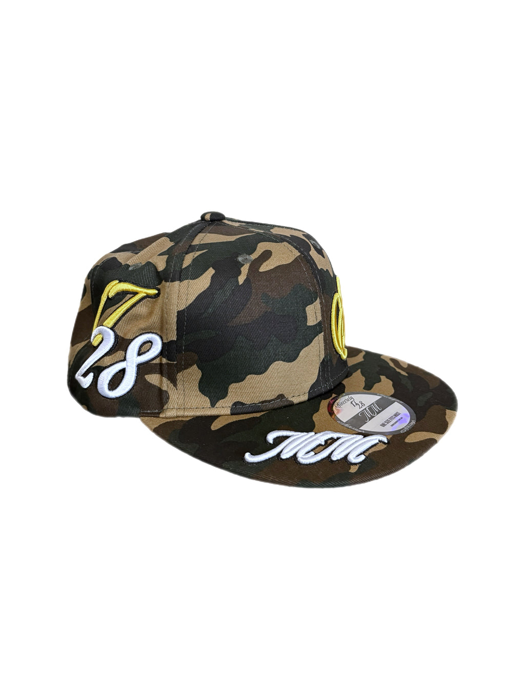 1728 SnapBack camo cap yellow