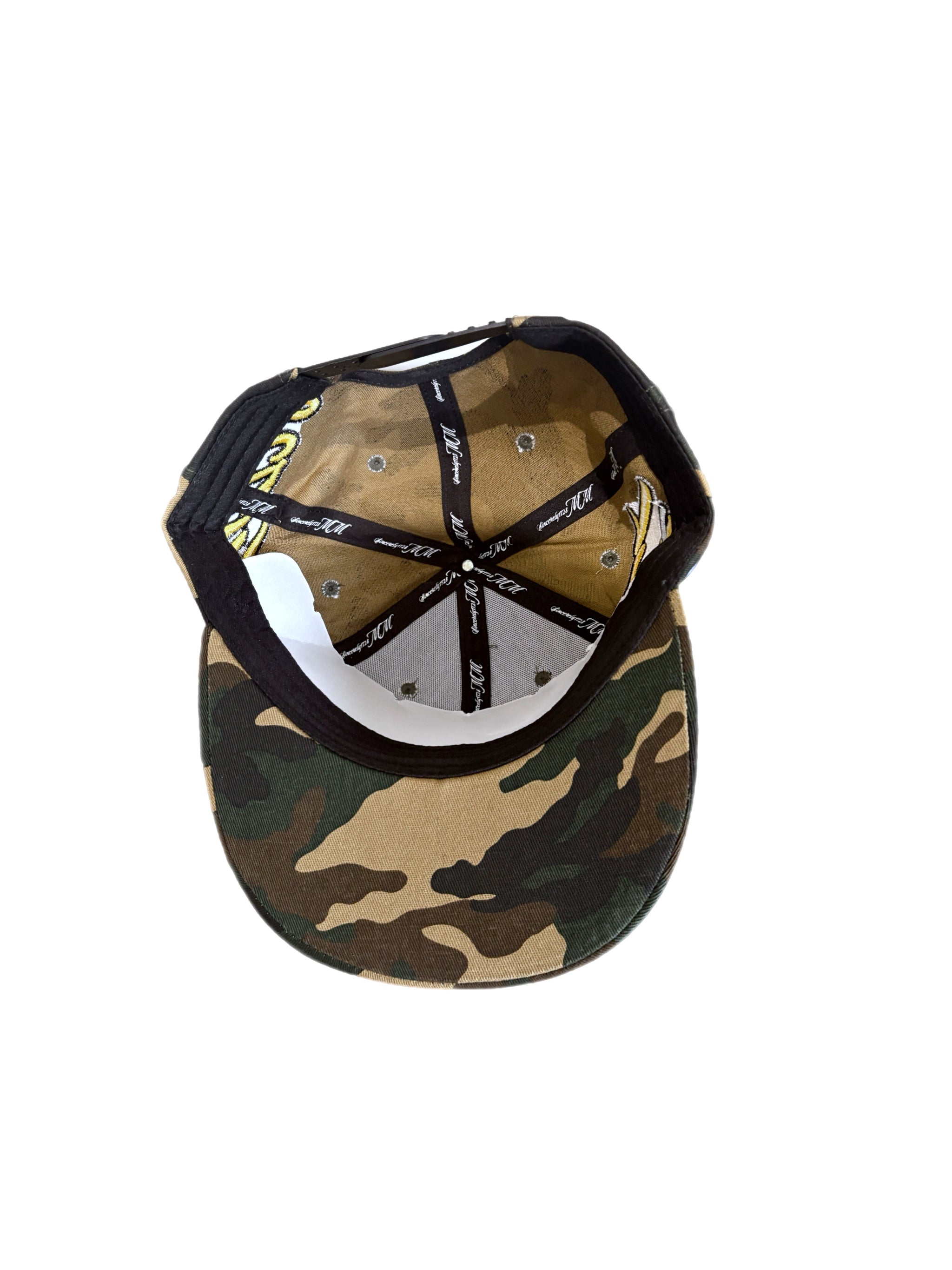1728 SnapBack camo cap yellow