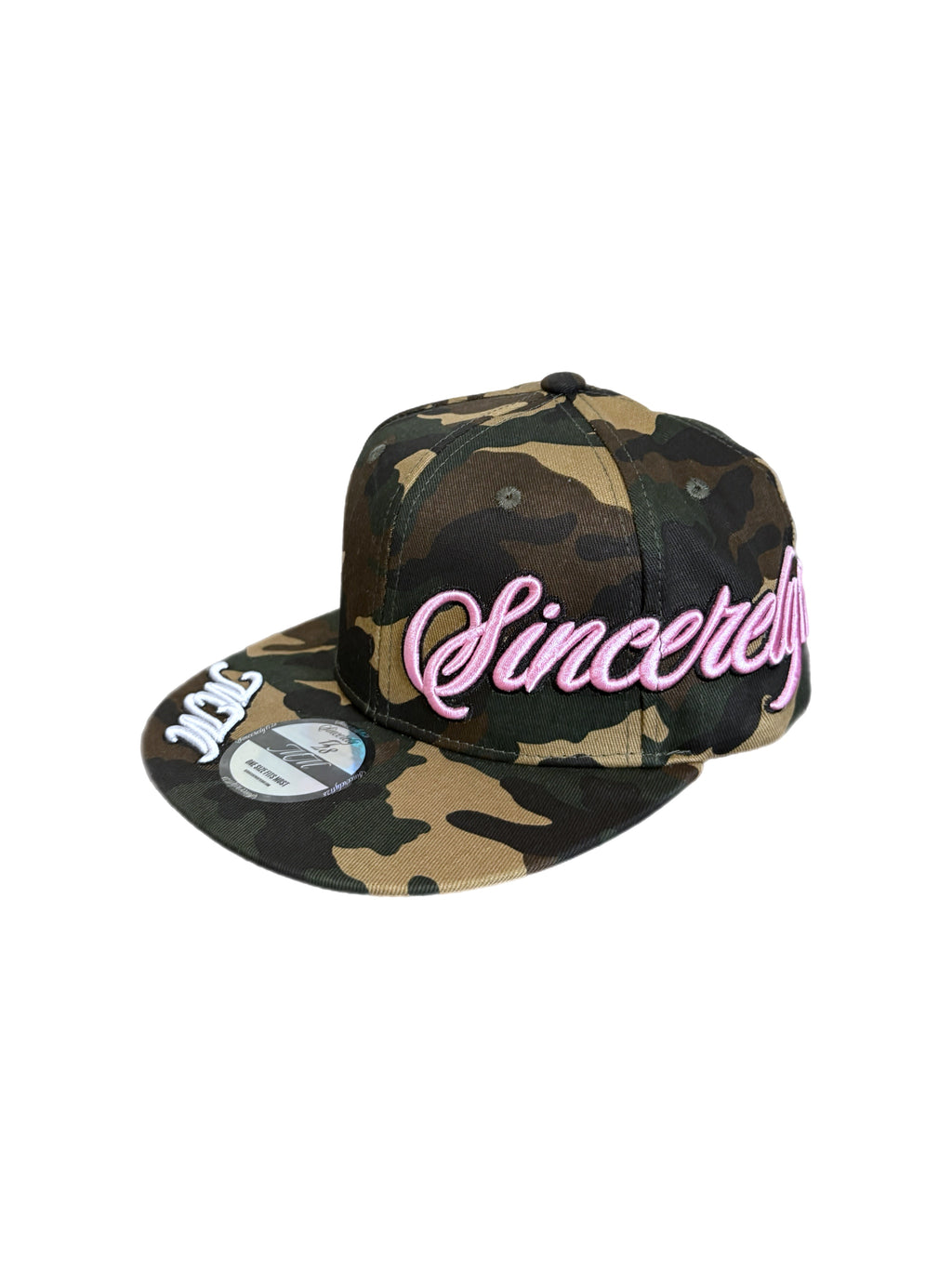 1728 SnapBack camo cap pink