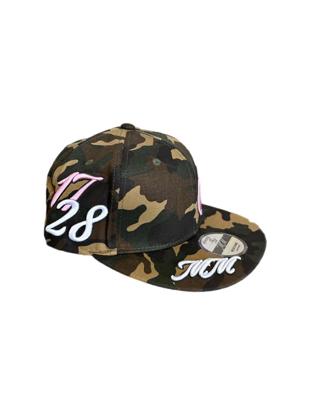 1728 SnapBack camo cap pink